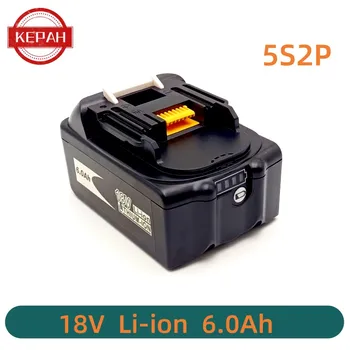 100% Аккумуляторная Батарея BL1860 18V 6000mAh Литий-ионная для Makita 18v Battery BL1840 BL1850 BL1830 BL1860B LXT 400