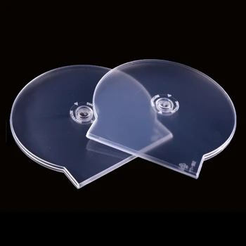 1PCS/2PCS/5PCS ReadStar Прозрачный Пластиковый Цельный Круглый Футляр для дисков CD Case, утолщенная коробка для дисков CD DVD, 12-сантиметровый Футляр для дисков