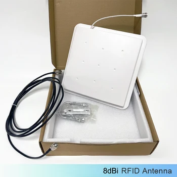 2-8 м считыватель rfid-карт для управления парком транспортных средств подходит для ALR-F800-X с коэффициентом усиления 8dbi водонепроницаемый наружный удлинитель UHF rfid антенна дальнего действия