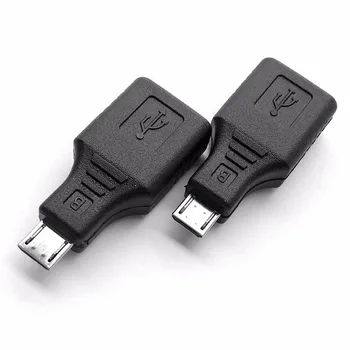 2 шт./лот USB 2.0 Micro USB для мужчин и USB для женщин OTG-адаптер для мобильных телефонов и планшетов