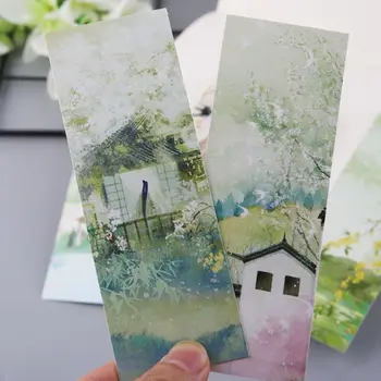 30 шт. творческий китайский стиль бумаги закладки картины открытки ретро красивые закладки в штучной упаковке памятные подарки W8ED