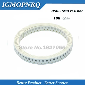 300ШТ 0805 ошибка резистора 10k 103 SMD 10K Ом 1/8 Вт 103 Микросхемный резистор новый