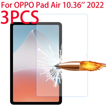 3ШТ Протектор Экрана Из Закаленного Стекла Для OPPO Pad Air 10,36 дюйма 2022 Защитная Пленка Для OPPO Pad Air 10,36 Защитное Стекло Экрана