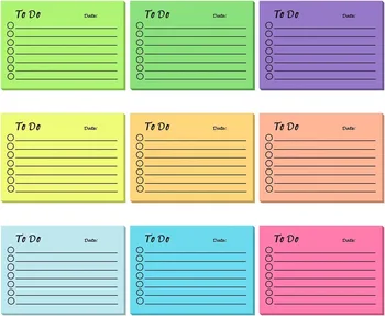50 страниц Флуоресцентных цветных удобных наклеек Многоцветный блокнот для заметок Офисный учебный план Для повышения липкости