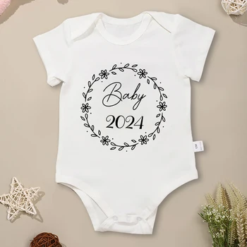 Baby 2024, Красивая Простая одежда для новорожденных, Эстетичная мода, Прекрасный подарок, Милые боди для маленьких мальчиков, Хлопковые уютные комбинезоны для маленьких девочек