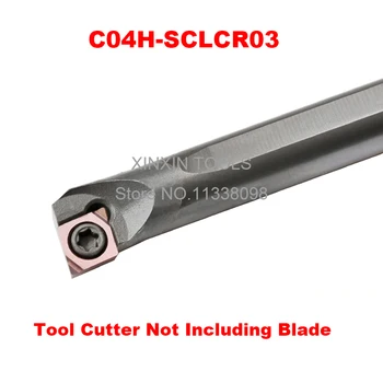 C04H-SCLCR03, держатель твердосплавного токарного инструмента диаметр 4 мм длина 100 мм используется вольфрамовая вставка CCGT030102L-F TN60
