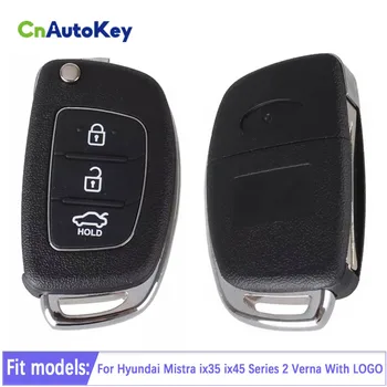 CS020009 3 Кнопки Флип Складной чехол-брелок для дистанционного ключа Hyundai Mistra ix35 ix45 Серии 2 Verna