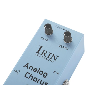IRIN AN-08 АНАЛОГОВАЯ Гитарная Педаль эффектов CHORUS для контурной гитарной Педали Chorus Tone с классическим Чипом BBD True Bypass Design 5