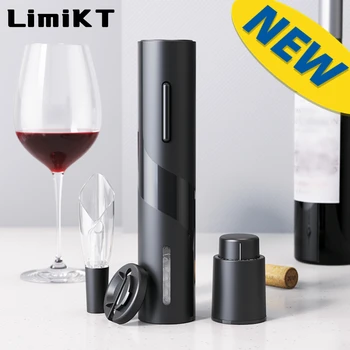 LimiKT Электрическая Открывалка для бутылок вина Электрическая Открывалка для бутылок вина Аккумуляторный Набор инструментов для открывания бутылок вина
