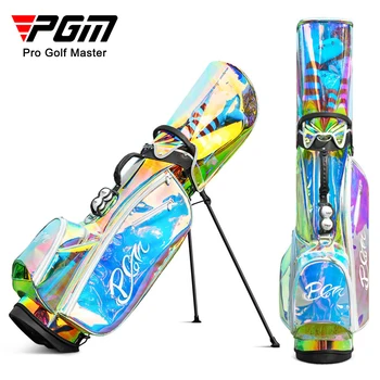 PGM QB063, хит продаж, легкая сумка для гольфа-стойка из водонепроницаемого ПВХ материала с двойным ремешком, подходящая для женщин-гольфисток 골프가방