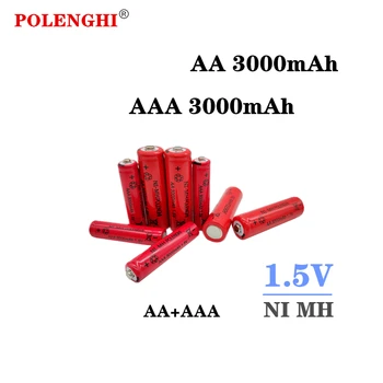 POLENGHI 2-40ШТ 1.5V AAA 3000mAh + 1.5 V AA 3000mAh никель-водородный предварительно заряженный аккумулятор, используемый для компьютерных микрофонных игрушек CMARA