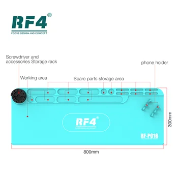 RF4 RF-P016 80*30 см Коврик Для Пайки ESD Антистатический Теплоизоляционный Коврик Паяльная Станция Силиконовая Ремонтная Площадка Платформа Для Обслуживания 2