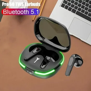 TWS Pro60 Bluetooth Наушники Беспроводные Наушники HiFi Stero Гарнитура Шумоподавление Спортивные Наушники с микрофоном