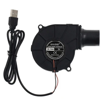 USB Портативный Вентилятор для барбекю для ПИКНИКА Кемпинга Воздуходувка 2600 об/мин 1,5 Вт 7530 7 см Прямая поставка