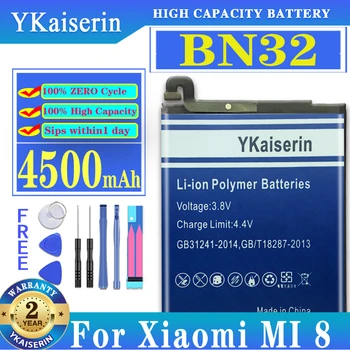 YKaiserin BN32 BM3E Сменный Аккумулятор для Xiaomi MI 8 Mi8 /mi 8 Mi8 M8 Аккумулятор Большой Емкости + Трек-код