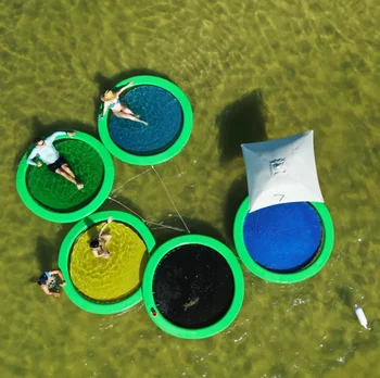 Z Открытый складной надувной плавающий пляжный водный шезлонг Гамак Сетчатый матрас для купания