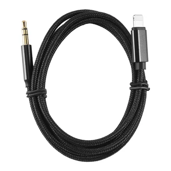 Автомобильный AUX-кабель для iPhone Аудиокабель Aux-кабель до 3,5 мм Премиум-аудио для автомобильных стереосистем iPhone 13 Pro-8 Plus