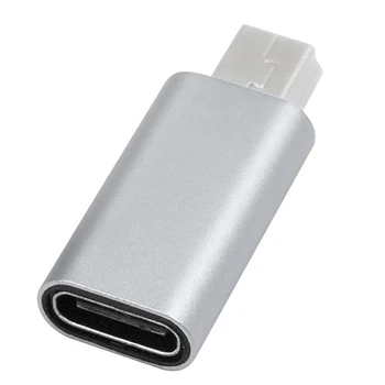 Адаптер USB C к Mini USB 2.0, адаптер преобразования типа C для женщин в Mini USB для мужчин для MP3-плееров Gopro, видеорегистратора