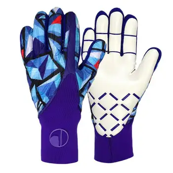 Взрослые вратарские перчатки Вратарские перчатки Молодежные профессиональные Толстые противоскользящие дышащие вратарские перчатки Super Grip для детей и молодежи