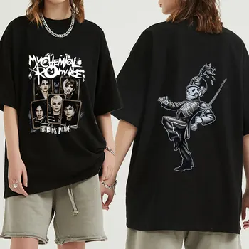 Винтажная футболка MCR The Black Parade Merch My Chemical Romance, Новая футболка в стиле Панк-Рок, Летняя футболка 2021, Модный топ, футболка