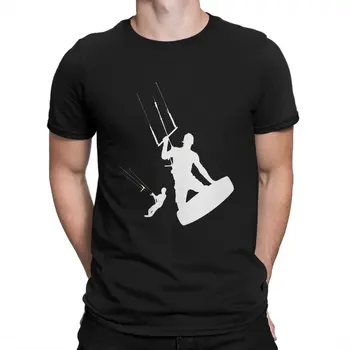 Водные виды спорта Мужская футболка Кайтсерфинг Кайтсерферы Отличительная футболка Графическая уличная одежда Новый тренд