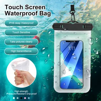 Водонепроницаемый чехол для мобильного телефона, сухая сумка для плавания, водонепроницаемая сумка для подводного плавания, чехол для мобильного телефона для iPhone 12 11 Pro