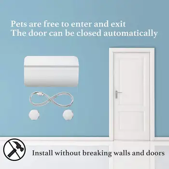 Дверь для кошки, Дверь для собаки, Вспомогательная дверь для домашних животных, Свободный Доступ, Комплект принадлежностей для домашних животных, Автоматическая трансформация E2W4 2
