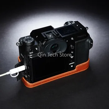 Для Fujifilm FUJI GFX100s GFX-100s защитный рукав базовая оболочка ручной работы фотокамера сумка из натуральной воловьей кожи Body BOX Case