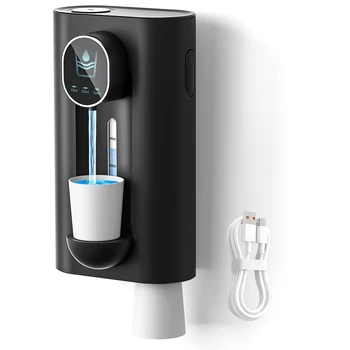 Дозатор жидкости для полоскания рта для ванной, 18,26 унции (540 мл), бесконтактный автоматический дозатор для полоскания рта с магнитными чашками