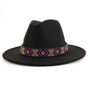 Женская ковбойская шляпа, шляпы для мужчин, панама, джаз, бесплатная доставка, роскошная женская фетровая шляпа, цилиндр, кепка для гольфа, модная элегантная мужская новая кантри