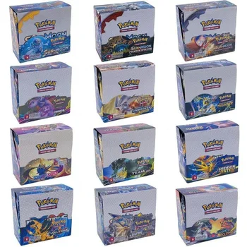 Карта Покемона На английском языке Evolution Shiny Card Pikachu Trading Booster Box Game Scarlet Violet Collection Cards Детская Игровая Игрушка