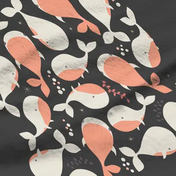 Киты 003, классические животные, Сто Рыб, женская футболка из полиэстера в стиле панк с круглым вырезом 2