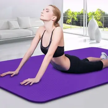 Коврик для йоги, толстый нескользящий коврик для занятий пилатесом, фитнесом, для тренировок в тренажерном зале, домашние нескользящие коврики для йоги в помещении