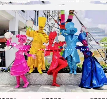Костюмы Park Paradise для выступлений, костюм для парада, цветная новогодняя одежда для вечеринки