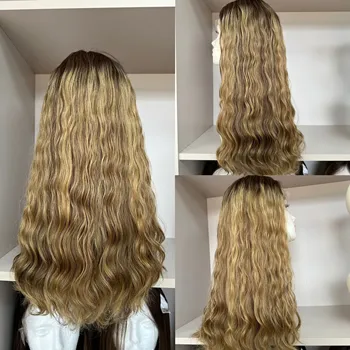Кошерные парики европейские волосы светлого цвета и с глубокими корнями TsingTaowigs человеческие волосы еврейский парик кружевной топ для женщин Бесплатная доставка
