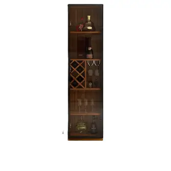 Легкий роскошный винный шкаф высокого класса с современной минималистичной стеклянной дверью, напольный шкаф в скандинавском стиле, БАРНАЯ ПОЛКА