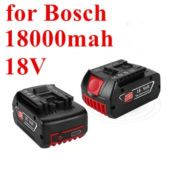 литий-Ионная Аккумуляторная Батарея 18ah для Bosch 18V BAT609 BAT618 BAT614 Электрическая Дрель Электроинструменты Портативная Сменная Батарея 6ah