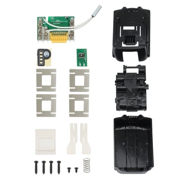 Литий-ионный аккумулятор Коробка Плата защиты от зарядки для MAKITA 18V BL1830 Светодиодный индикатор заряда батареи