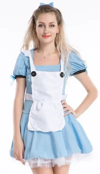 Маскарадный костюм Алисы в стране чудес Дороти для сказочной вечеринки