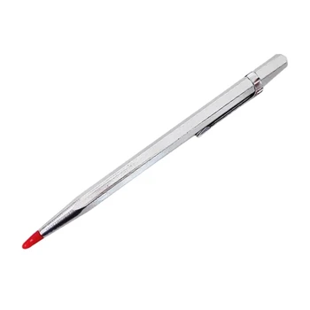 Металлическая Ручка для Черчения, Стеклянный Инструмент для Черчения с Наконечником Ручки для Гравировки по стеклу