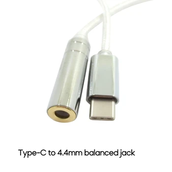 Многофункциональный USB C для 3.5/2.5/4.4 мм Микросхема Шумоподавления ЦАП с Гнездовым адаптером 2