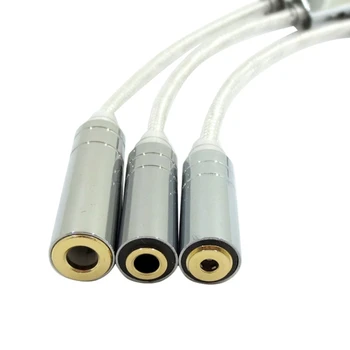 Многофункциональный USB C для 3.5/2.5/4.4 мм Микросхема Шумоподавления ЦАП с Гнездовым адаптером 4