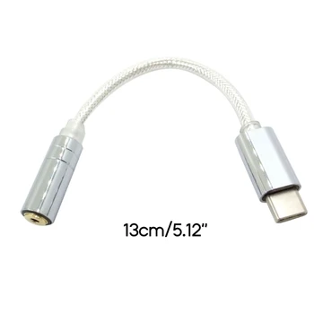 Многофункциональный USB C для 3.5/2.5/4.4 мм Микросхема Шумоподавления ЦАП с Гнездовым адаптером 5