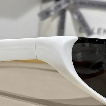 Новые спортивные солнцезащитные очки в стиле панк Y2K, женские Брендовые дизайнерские мужские Роскошные Солнцезащитные очки UV400, красочные зеркальные Модные очки 3