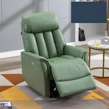 Одноместный диван-качалка из искусственной кожи Салонный электрический диван-качалка Nordic Power Lazy Luxury Canape Многофункциональная мебель YN50RS