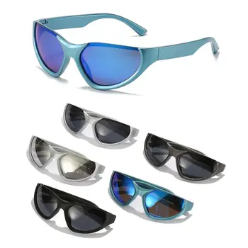 Очки для путешествий с кошачьим глазом Очки для вождения Велосипедные очки Y2K Спортивные солнцезащитные очки Панк Солнцезащитные очки