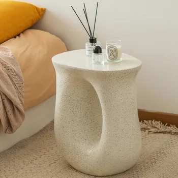 Прикроватные тумбочки для спальни Белые прикроватные тумбочки Корейская мебель Роскошный чайный столик Удобный прикроватный столик для гостиной Креативный дизайн