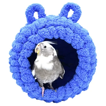 Птичья клетка гнездо зимний теплый домик для попугая укрытие хижины для птиц теплый гамак палатка хижина клетка подвесная инкубационная клетка товары для птиц