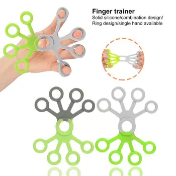 Ручной захват, Силиконовый Эспандер для пальцев, Тренажер для силы запястья, Тренажер для фитнеса, Эспандер для пальцев, Тренажеры для тренировок