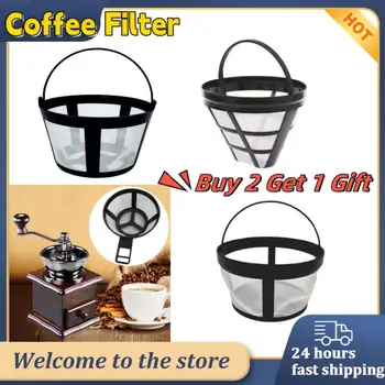 Сетчатый фильтр для кофемашины, Нейлоновый Постоянный фильтр, Термостойкий стиль, Аксессуары для домашней кухни, Сетка для держателя кофе
